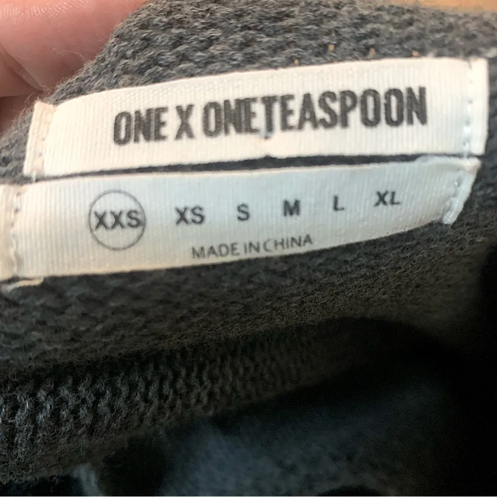 • ONE X ONE TEASPOON silver lining fringe sweater gray xxs - Image 5