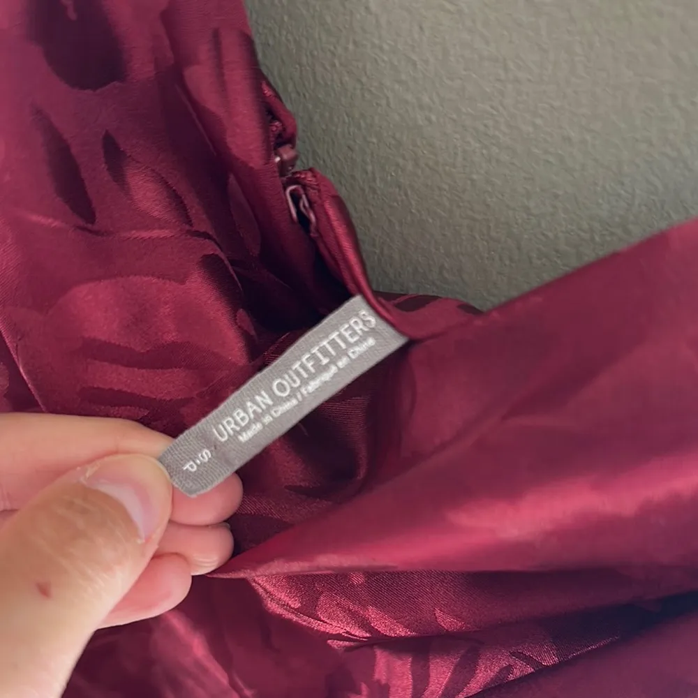 Urban Outfitters Red Floral Mini Dress - Image 4