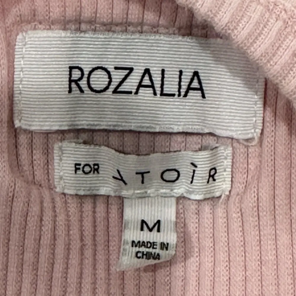 Atoir X Rozalia The Tank Ribbed Tank Top High Neck Capsule Wardrobe Soft Pink M Size M - Image 8