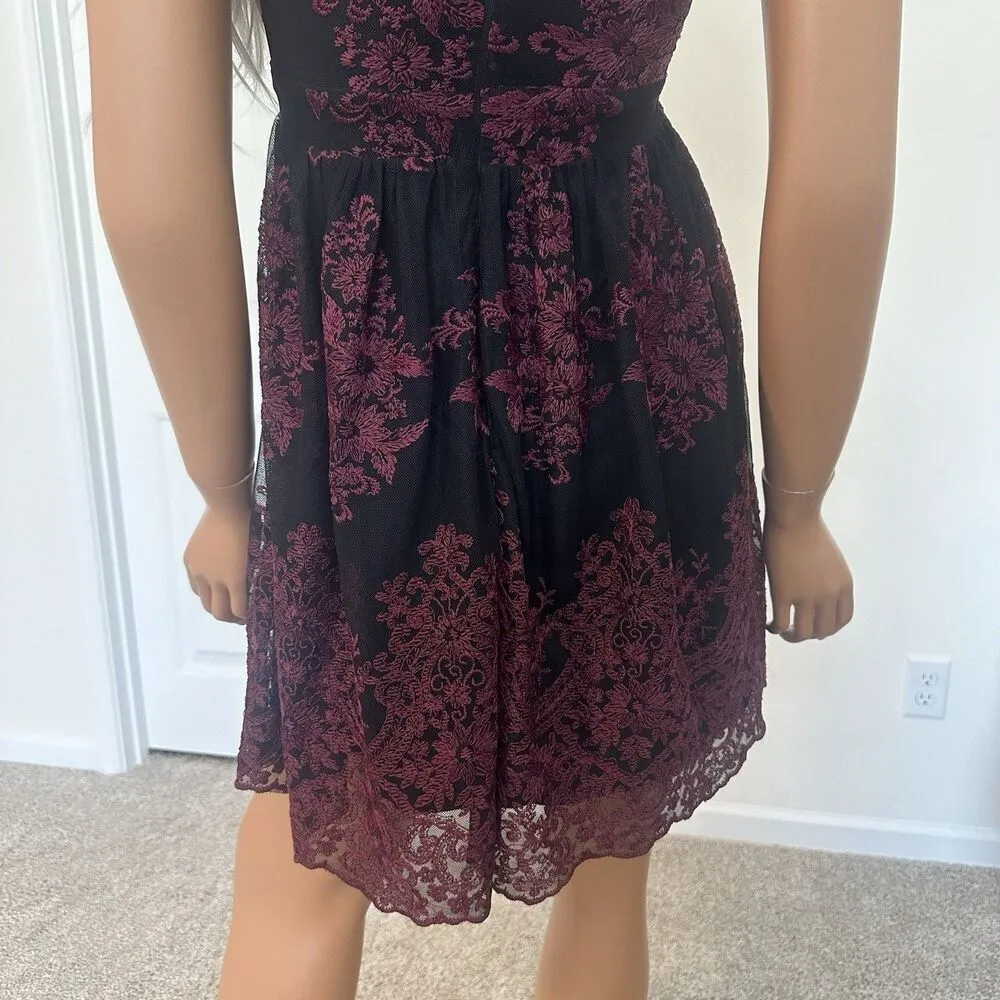 Altar'd State Lace Halter Dress Size S Whimsigoth Vampy Dark Academia Romantic - Image 10