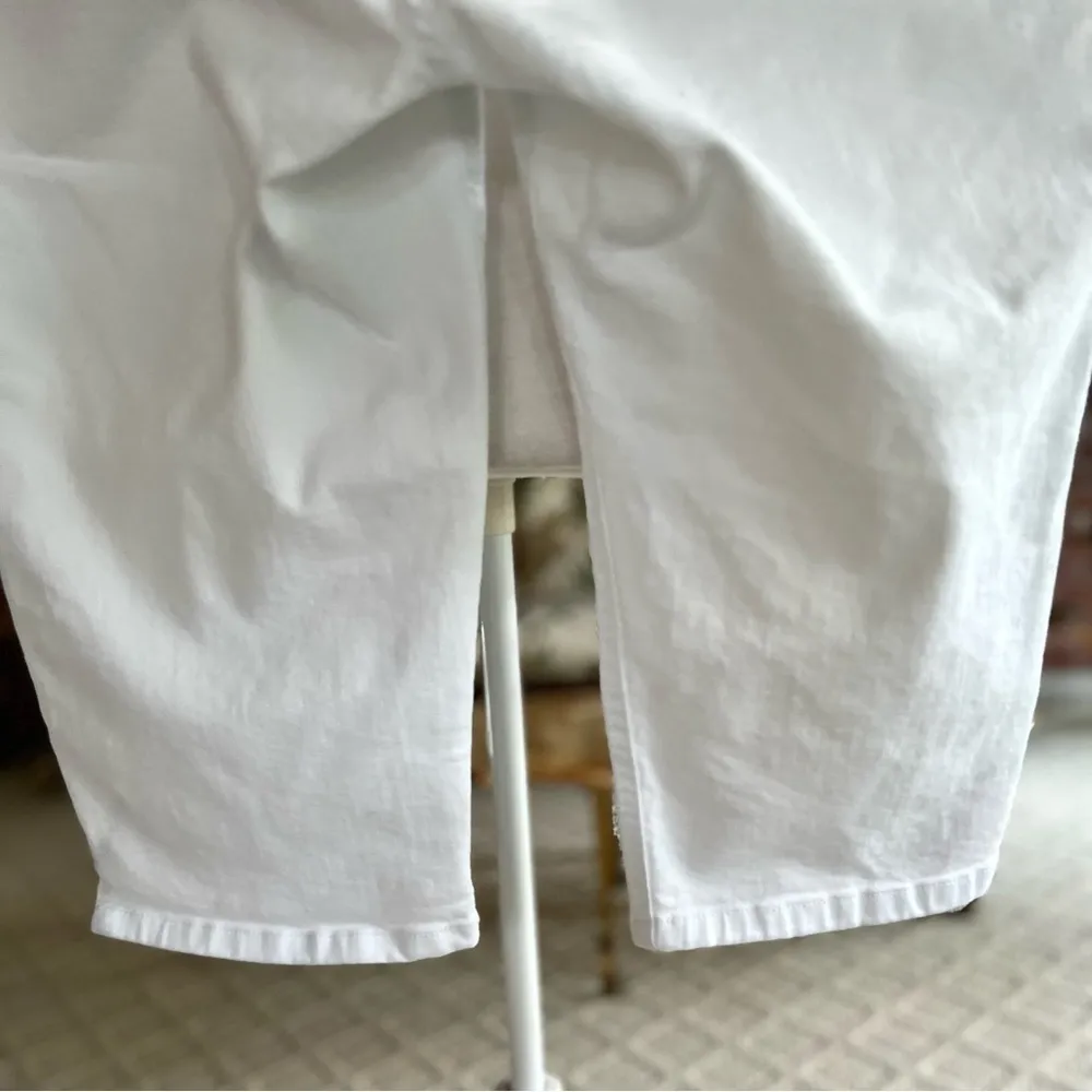 Beach Time Capri Jeans White Cropped 14 Stretch Resort Vacation Trip Everyday - Image 11