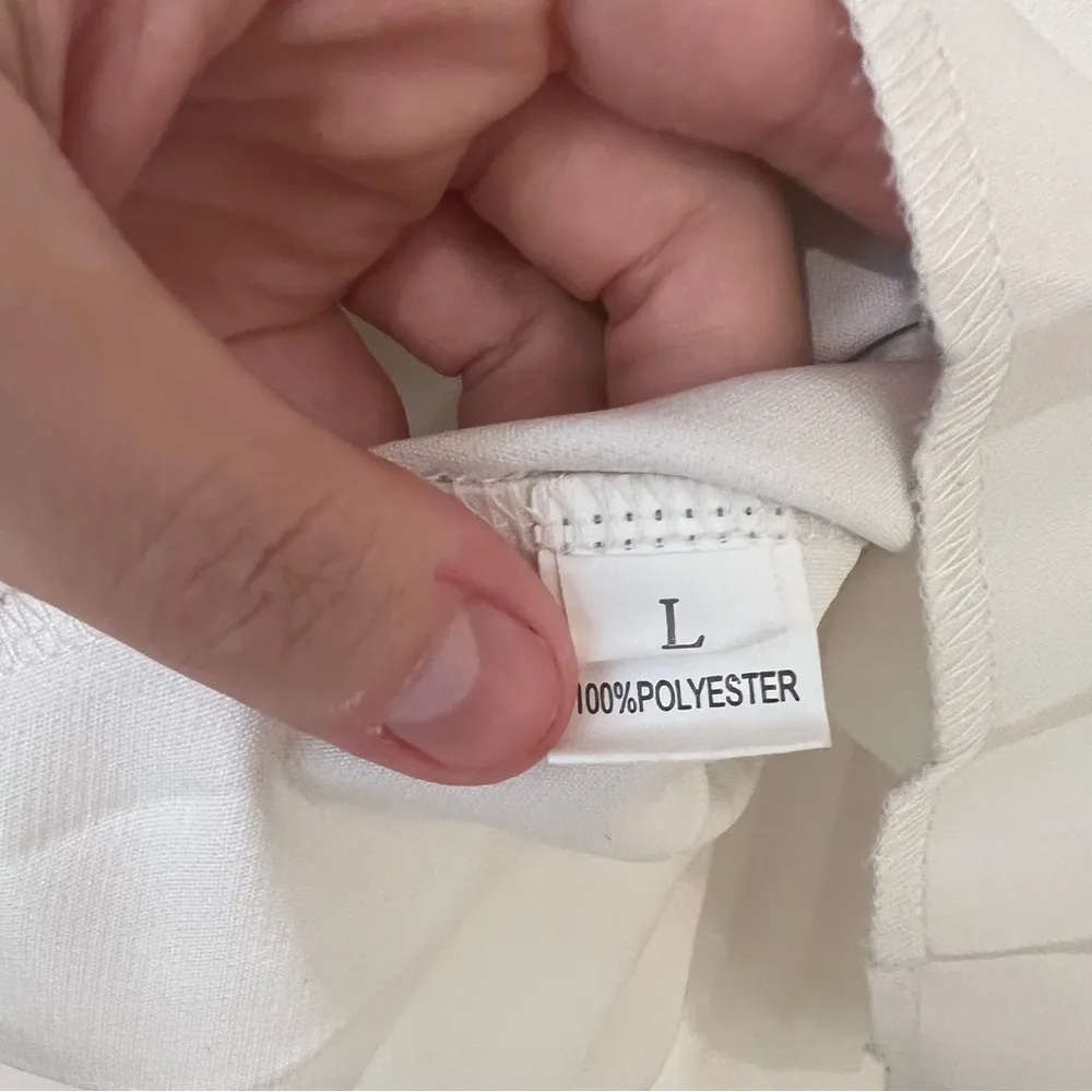 Velvet Black Corset Strapless Mini Dress with White Pleats Size L - Image 4