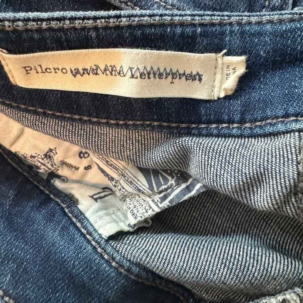 Pilcro and the Letterpress Anthropologie Jeans Mid Rise skinny  size 25 - Image 5