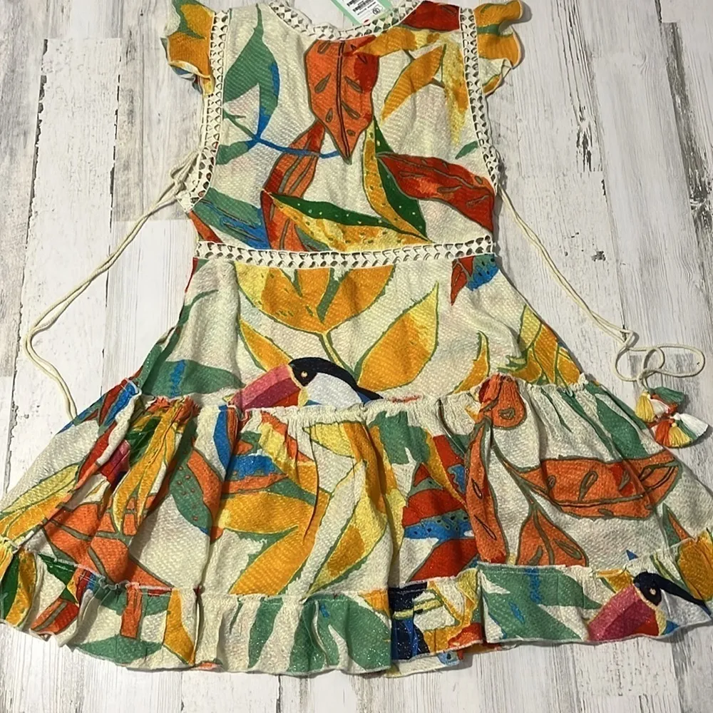Farm Rio Brazil Toucan Dress Size P NWT - Image 10