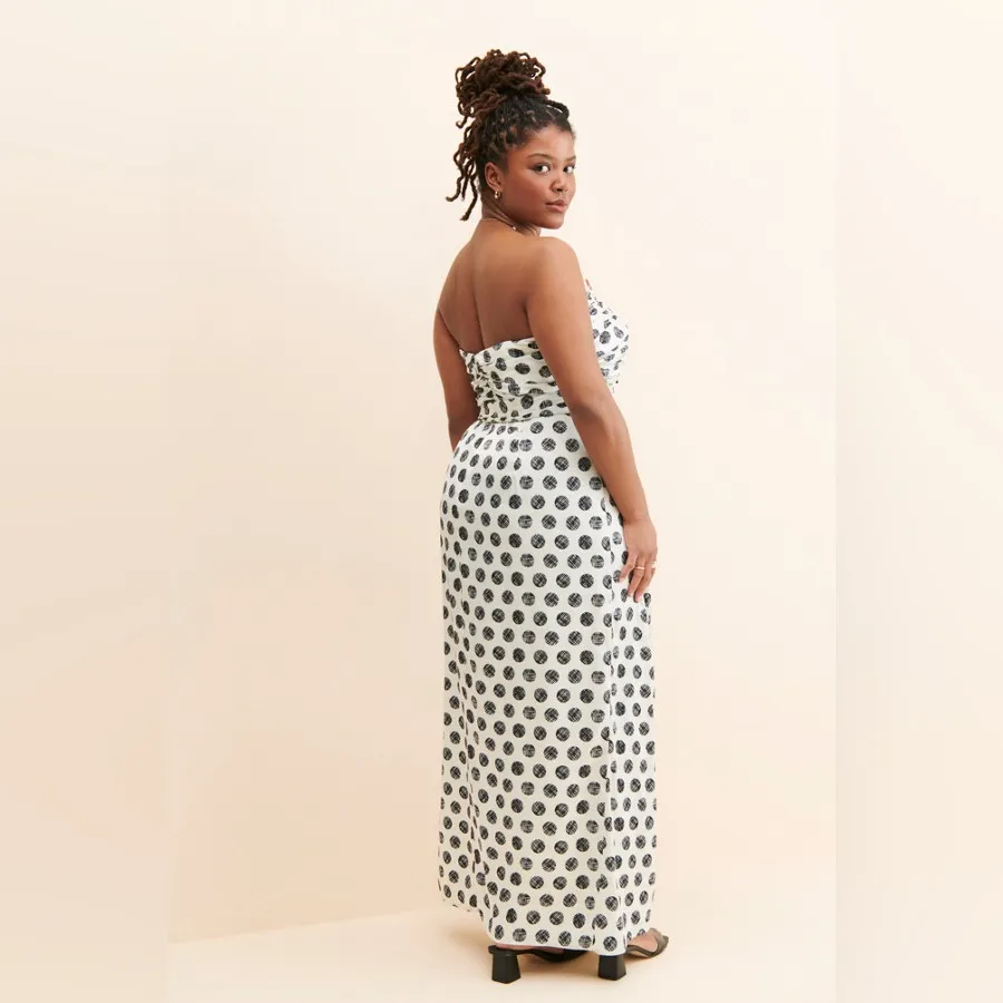 Hutch  Strapless Polka Dot Dress Size 18W - Image 2