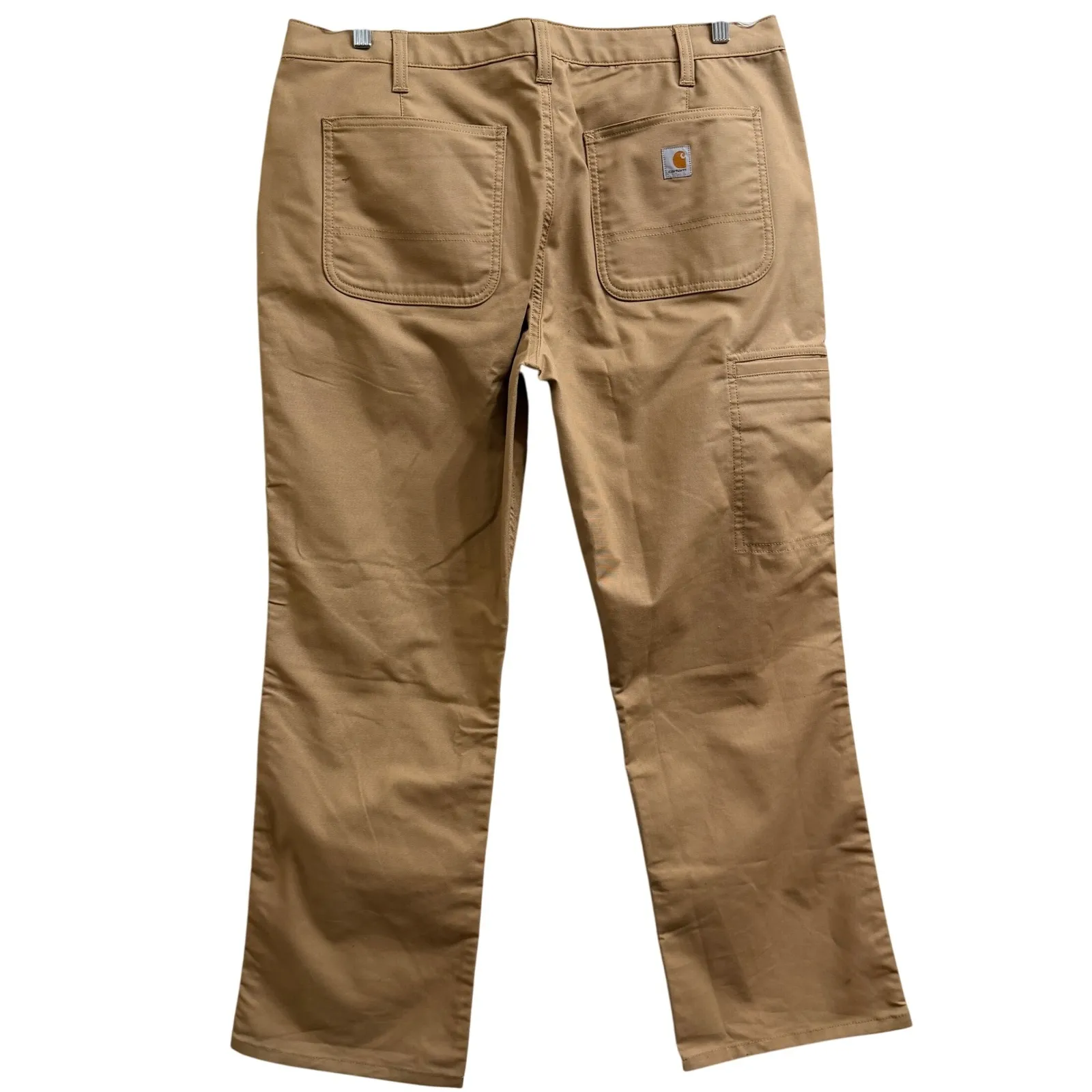 Carhartt Loose Fit Carpenter Pants Duck Canvas Utility‎ Rugged Flex Sz 18 Short - Image 2