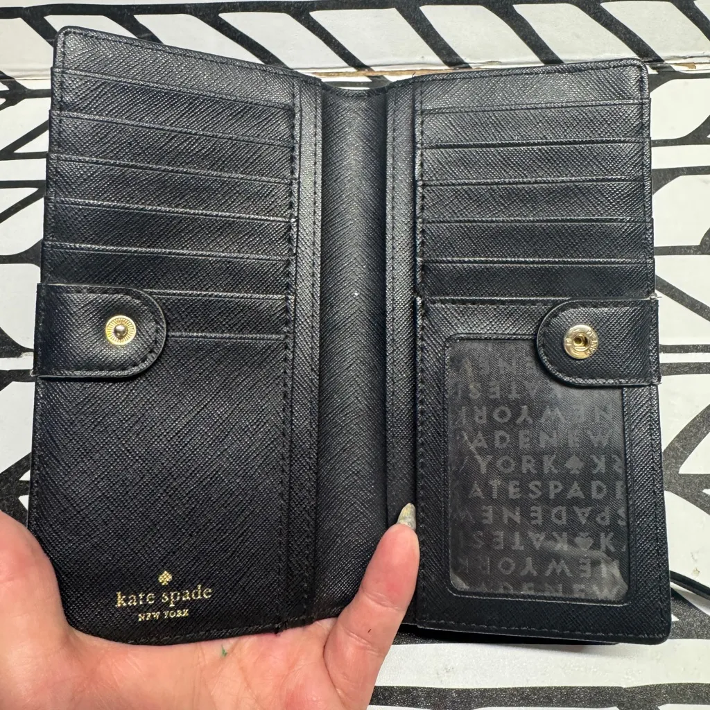 Kate Spade Black Wallet - Image 4