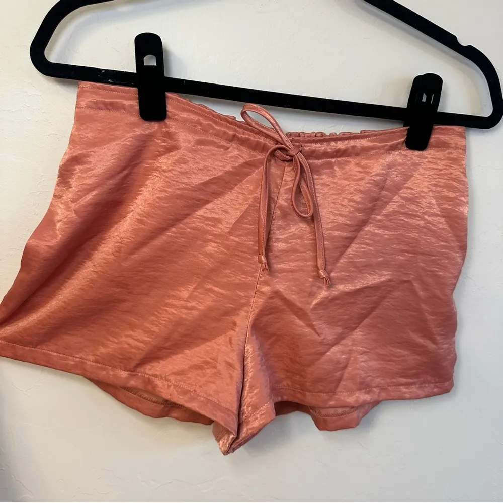 Silence + Noise Satin Drawstring Shorts - Image 2