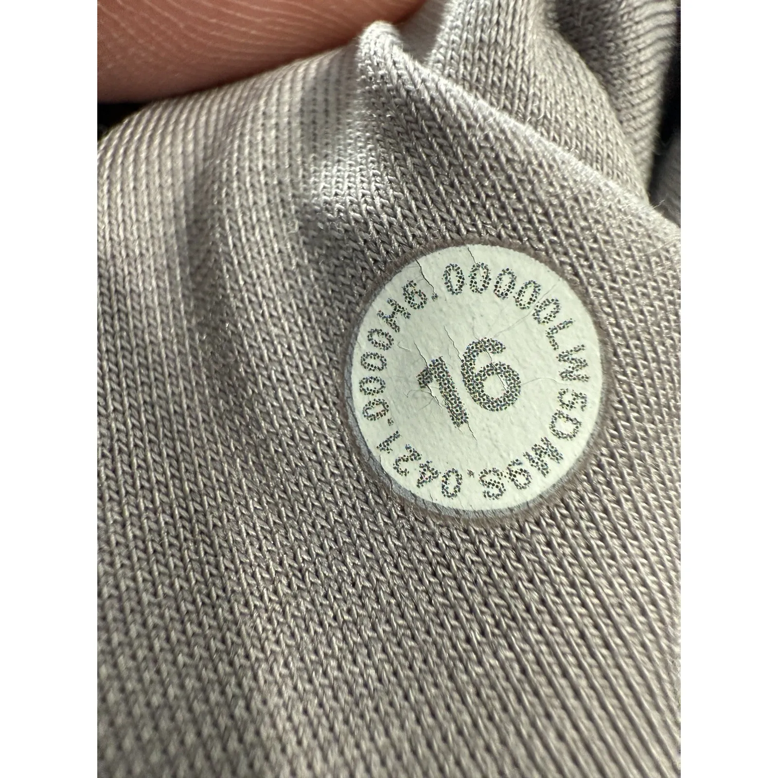 Lululemon Womens Marble Yellow Gray Athletic Leggings Size 16 - Image 5