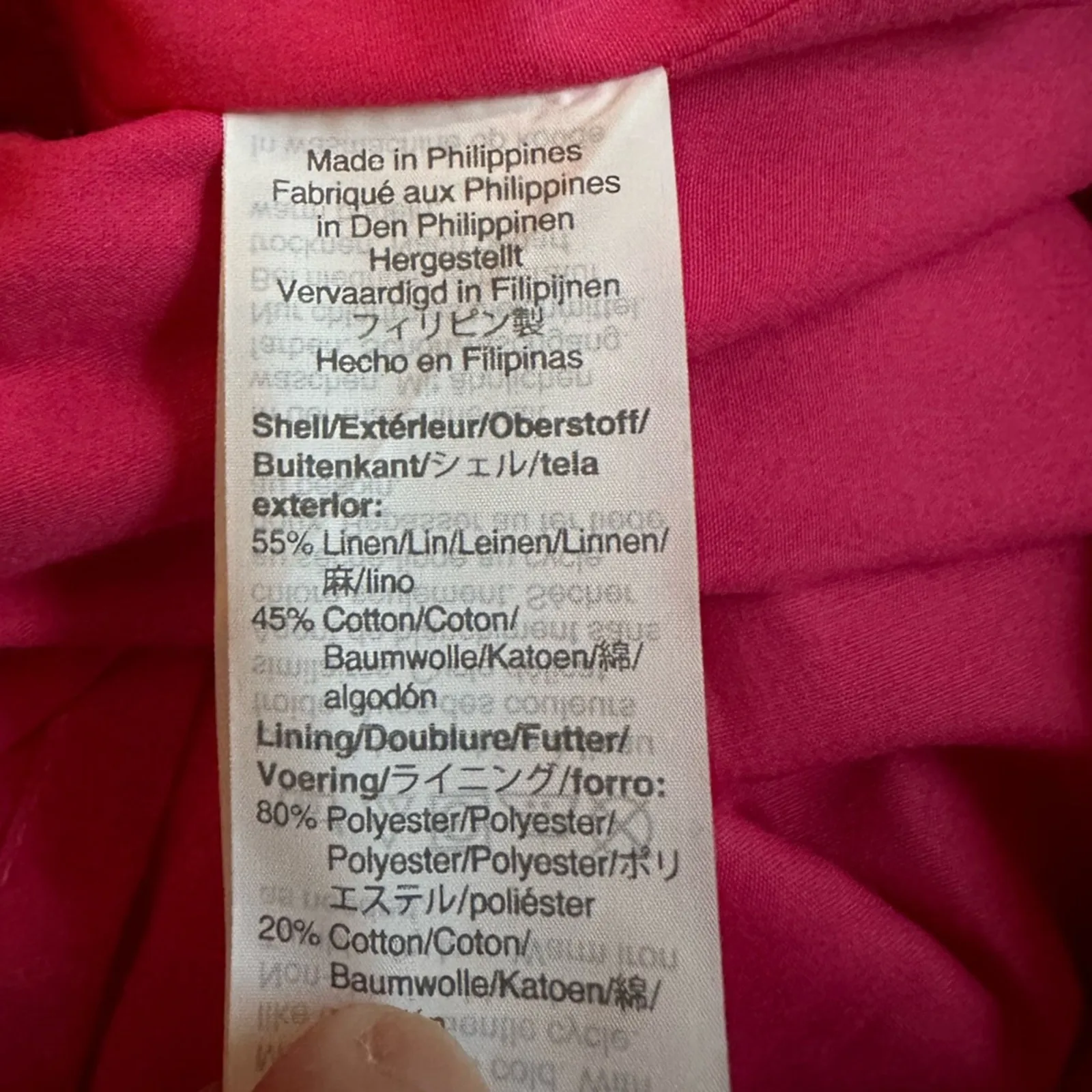 J. Crew Pink Linen Scallop Sidewalk Mini Skirt Preppy Coastal Vacation Twee - Image 5