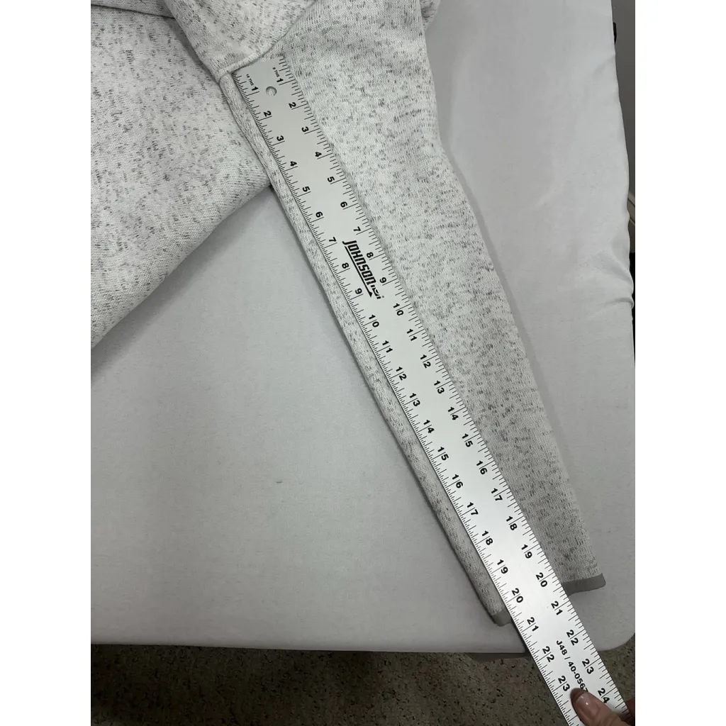 Womans Thread Supply Long Sleeve pullover Sweatshirt Gray XL 1/4 Zip Mock Neck - Image 8