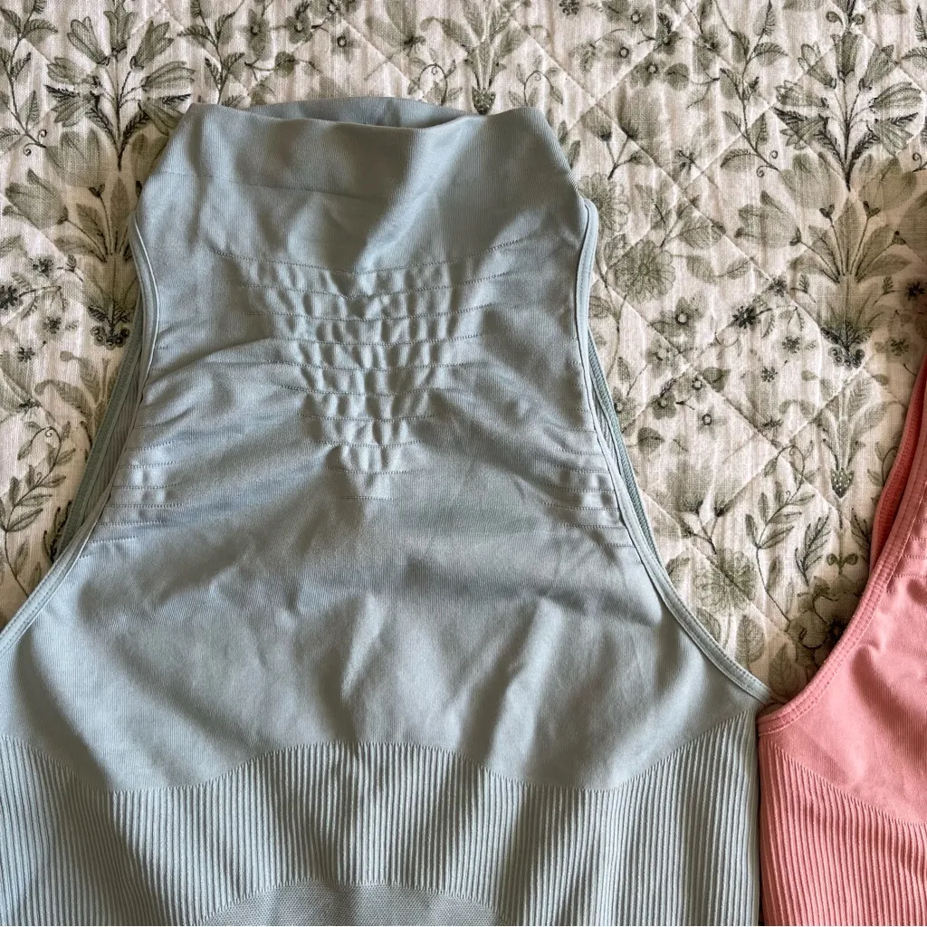 Nike Tank Top Bundle Spandex Pink & Blue Size Extra Small - Image 3