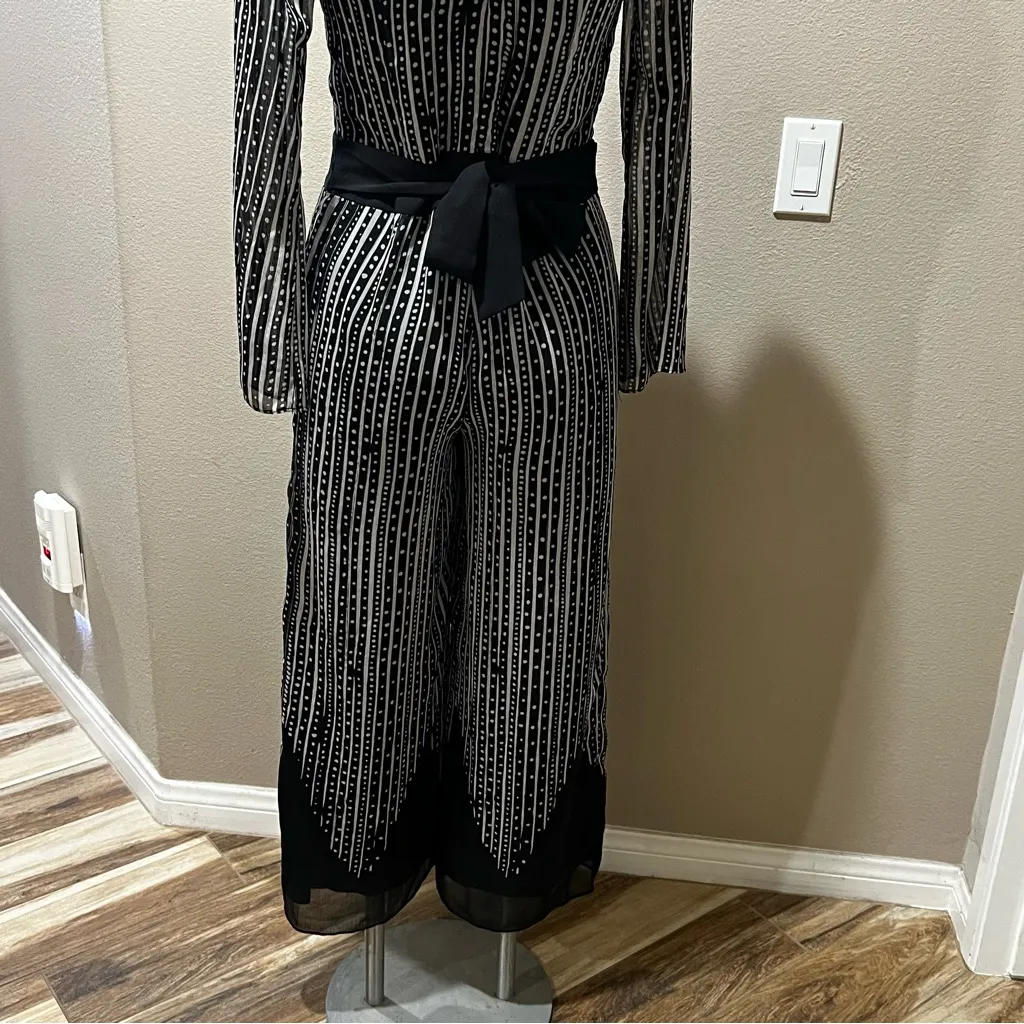 Rachel rachel roy black and white jumpsuit Size 2 - Image 8