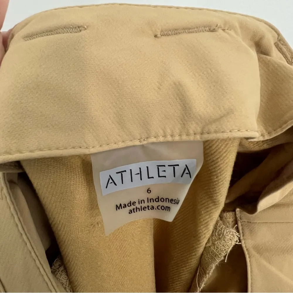 ATHLETA Belted Zip Ski Pants Outdoor Hiking Size 6 - Image 7