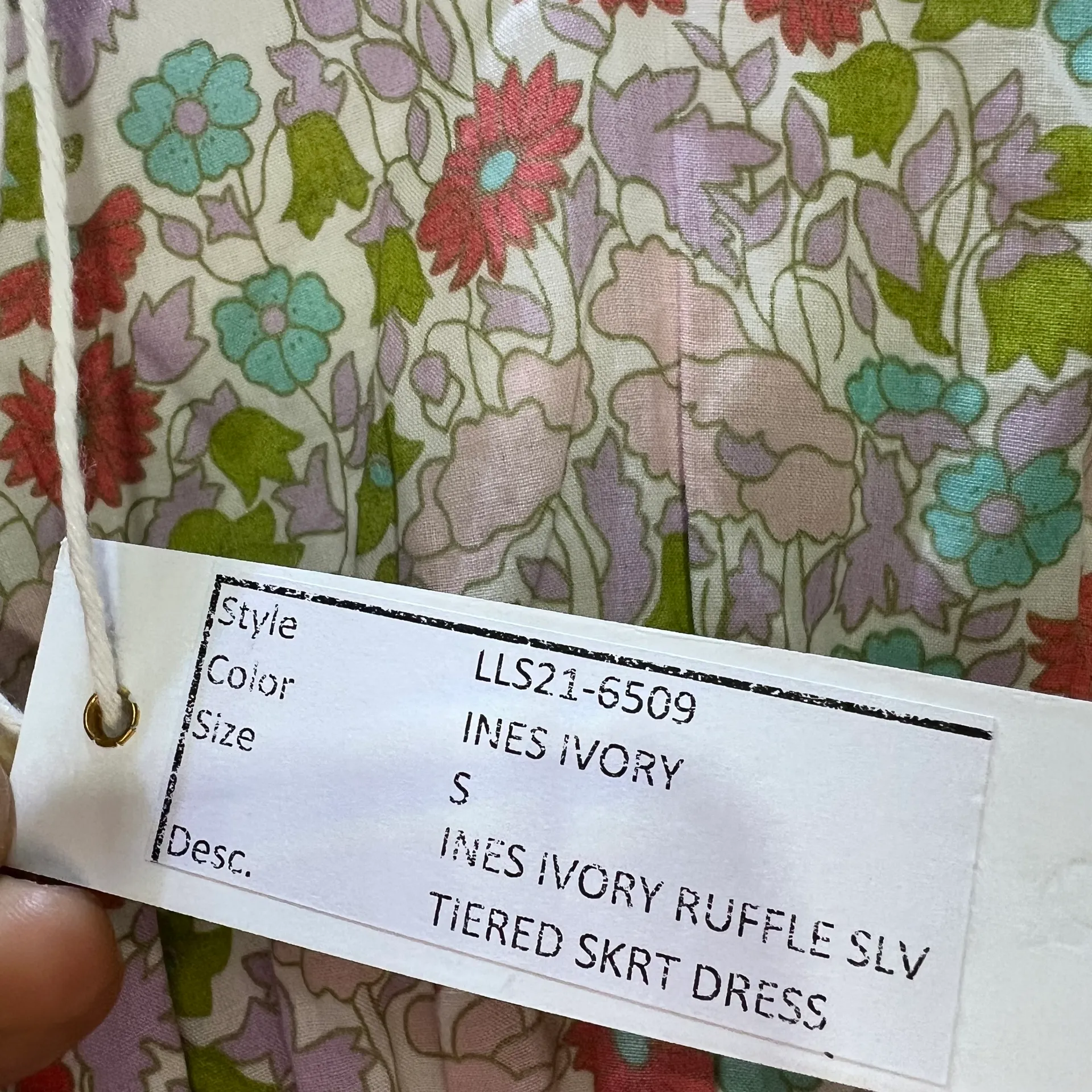 Love The Label Ines Tiered Ruffle Dress Size Small S NWT - Image 6