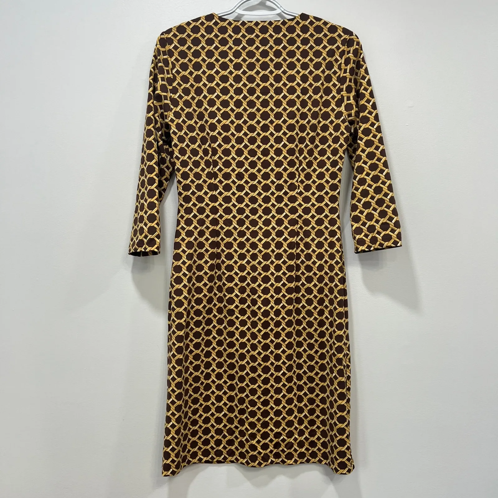 J‎ Mclaughlin Carly Dress Small NWT $228 3/4 Sleeve Knee Catalina Raising Cane - Image 2