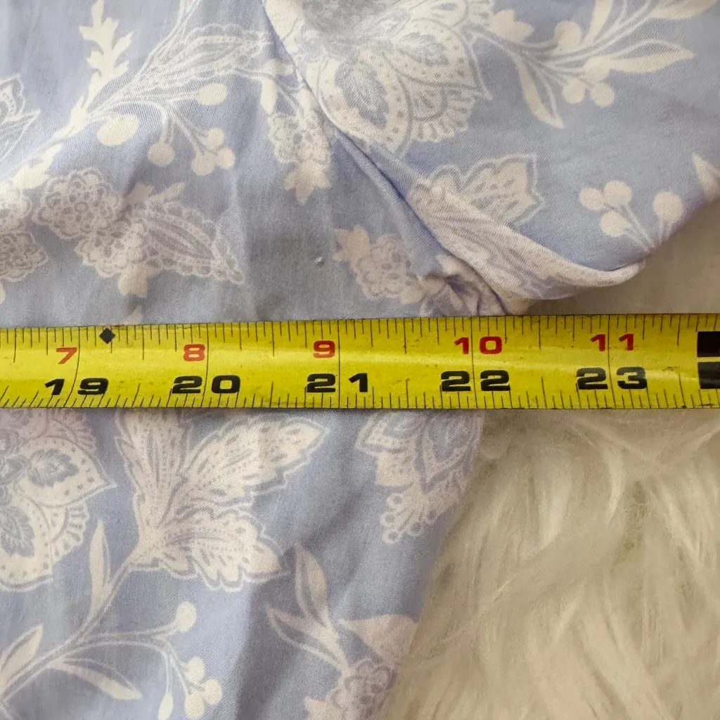 Lush Lavender Floral Tie-Front‎ Blouse - Image 8