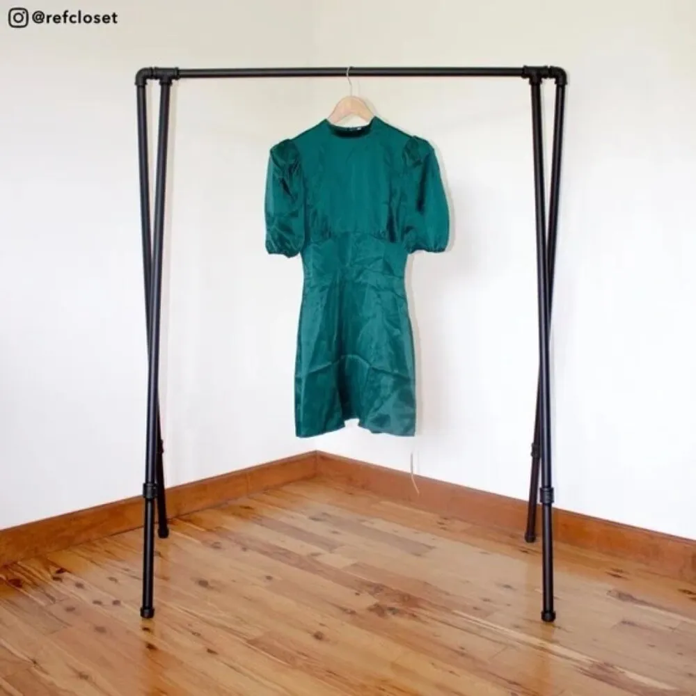 1HR SALE ⚡Reformation Marsha Silk Dress (Emerald) - Image 3