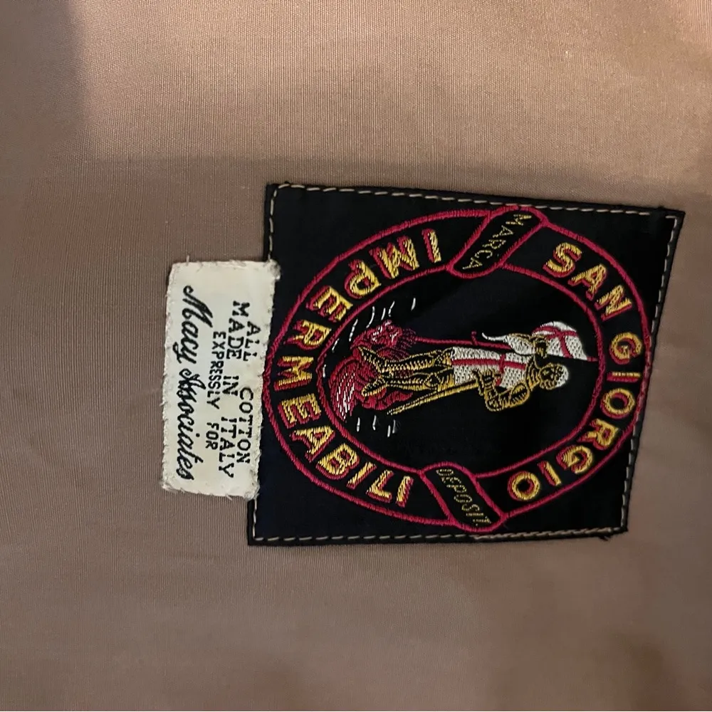 Saint Georgio Classic Tan Women's Coat. Large. Tan - Image 4