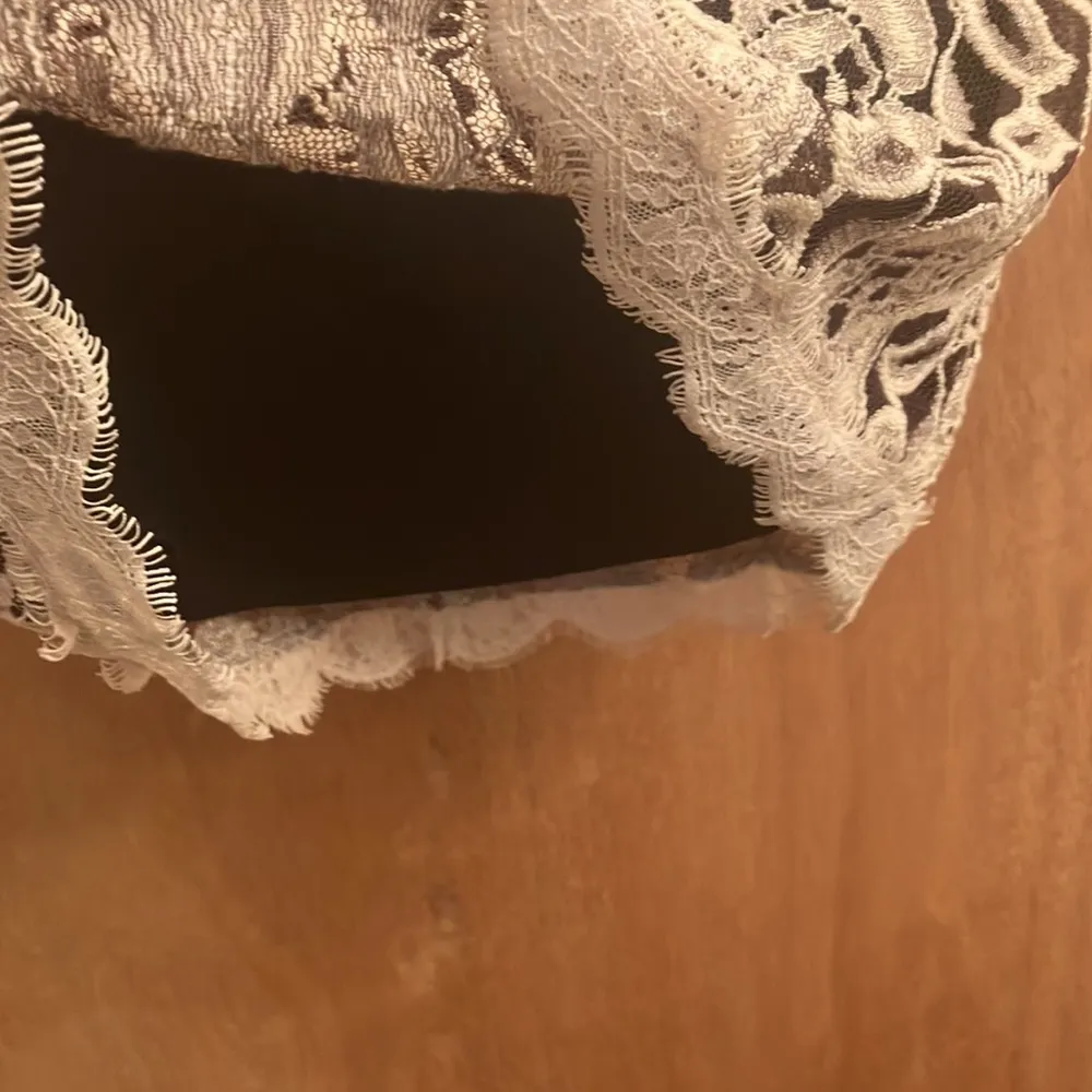 Lace floral print mini tube skirt - Image 4