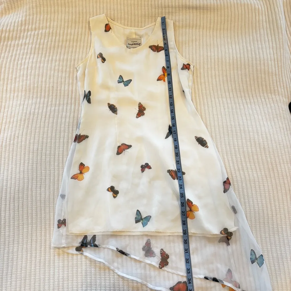 Joseph Ribkoff Vintage 90's Y2K Fairy Asymmetrical Whimsy Butterfly Dress Size 8 - Image 13