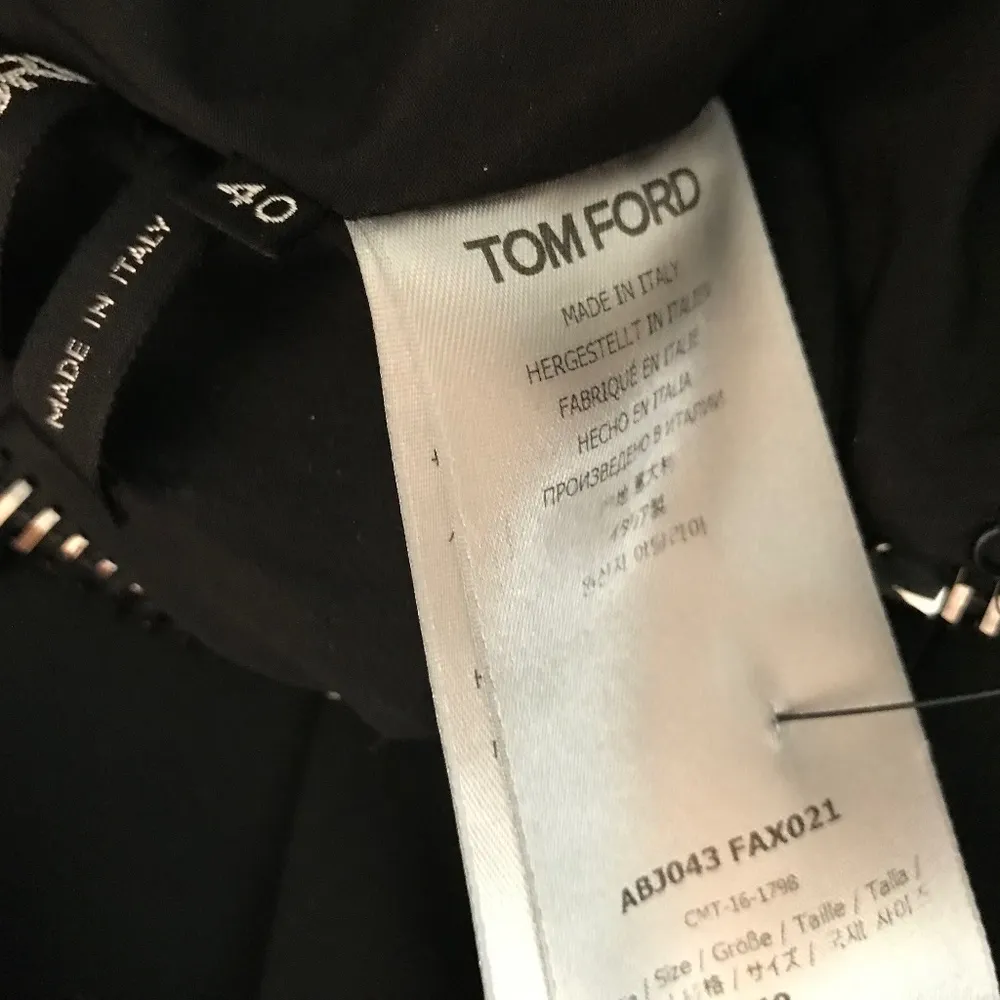 Tom Ford New  zipper dress black - Image 11