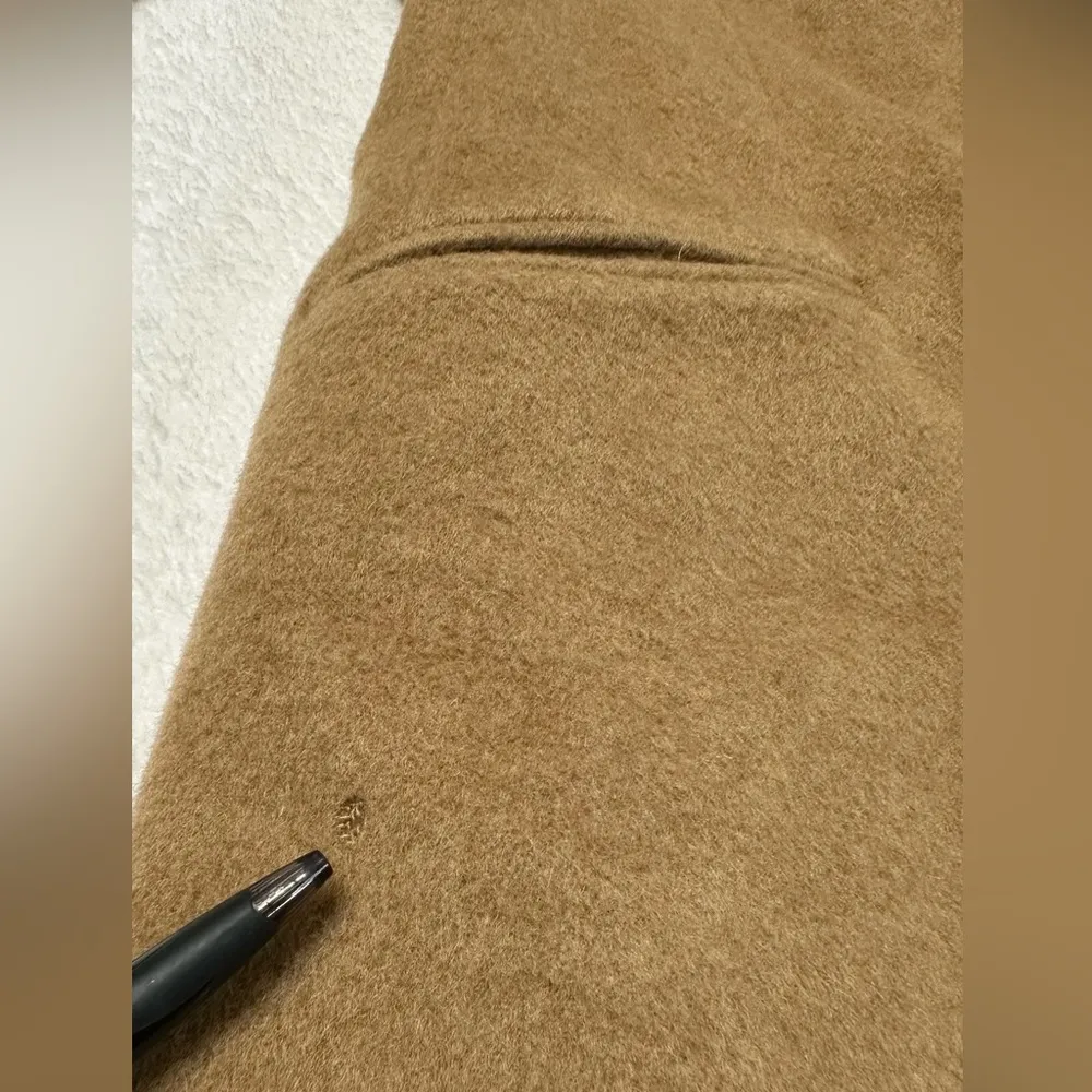 Rag & Bone Wool Tan Camel Hair Peacoat Coat  Size XS or 0 - Image 14