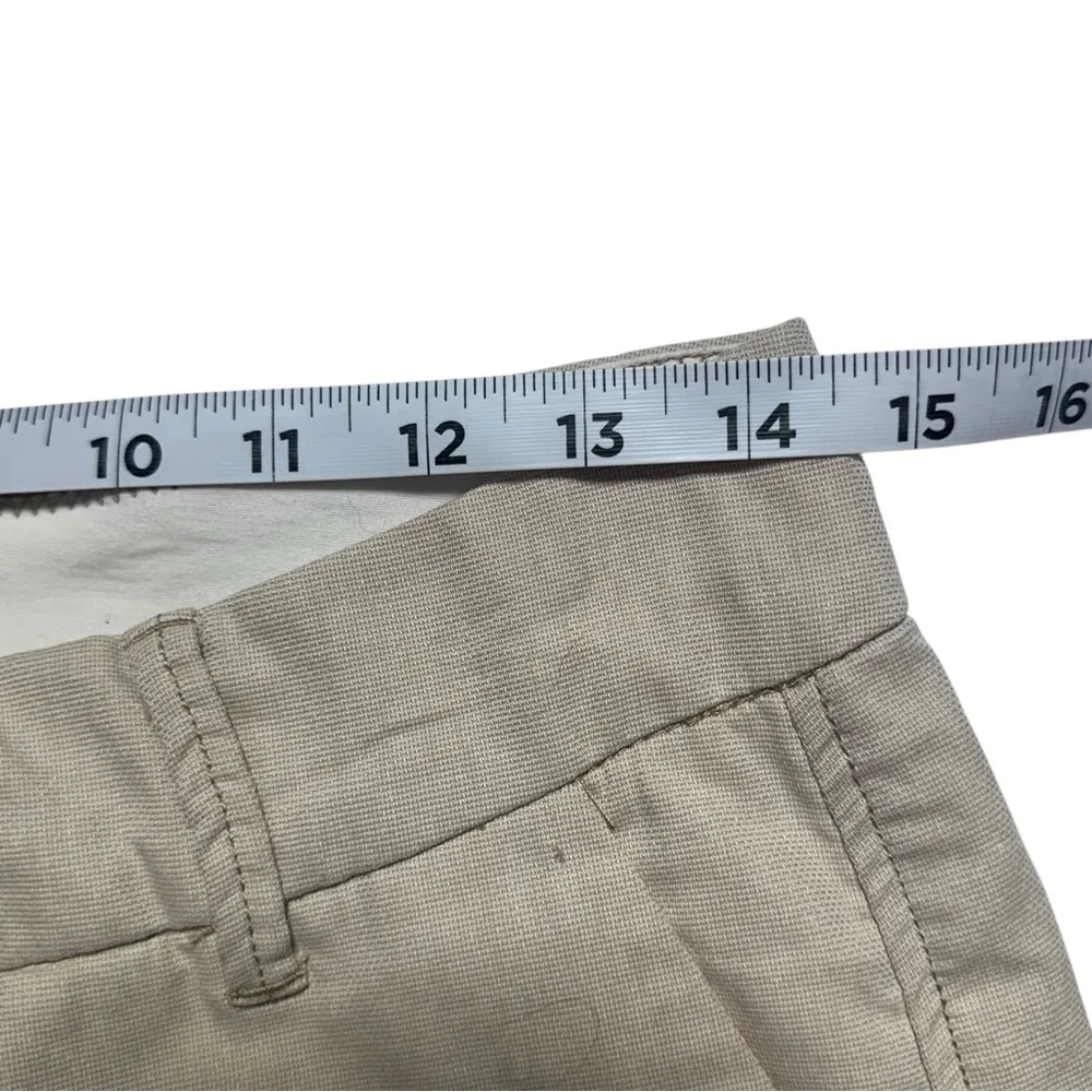 North Hamptons High Rise Khaki Cuffed Shorts Missing Button size 26 - Image 8