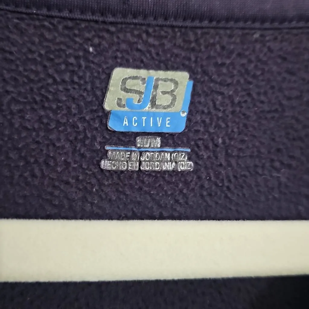 SJB Active Plum Purple fleece Sweater. Longsleeve, crewneck. Size Medium - Image 5