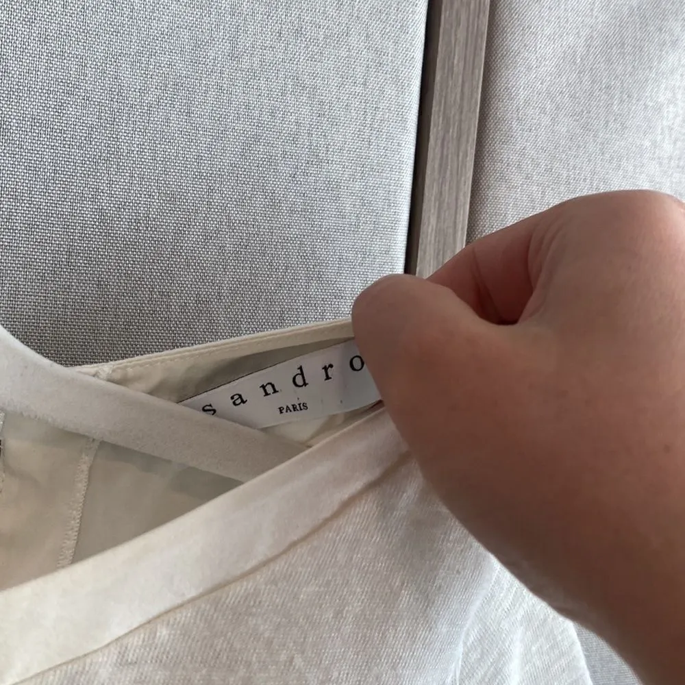 Sandro linen & silk blouse - Image 2