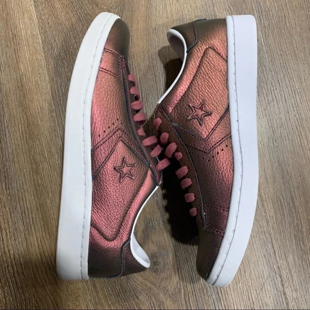 Converse Women’s Pro Leather LP OX Royal Demask White Sneakers [size 6] New - Image 7