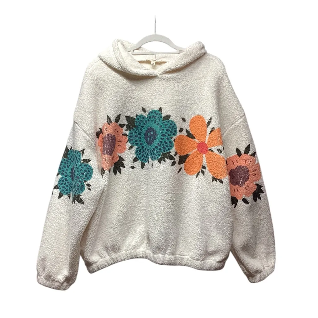 Easel Teddy fleece Sherpa pullover. Size Large - Image 3