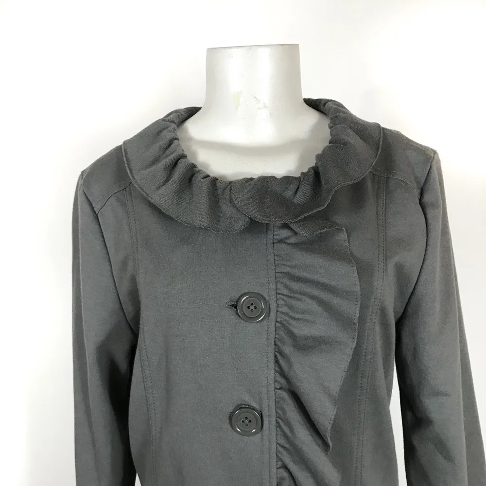 Kut from the Kloth Jacket Size Large Ruffle Coat - Image 2