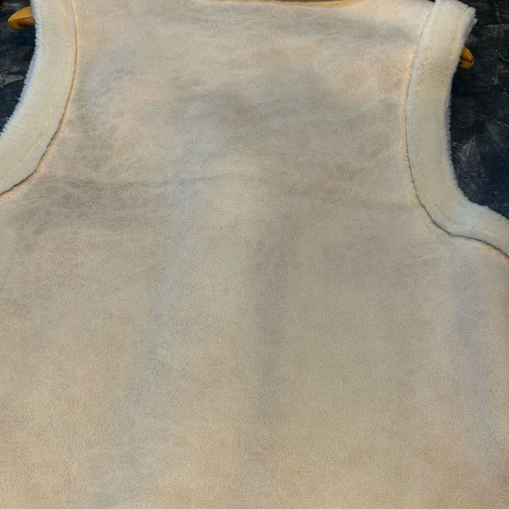 Madden Girl Ivory Cream Juniors Large New Cropped Vest - Image 11