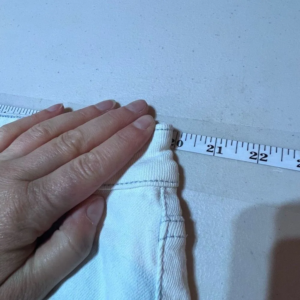 AVA‎ VIV denim shorts tie dye cut off Size 20 plus size 2X hi rise - Image 6