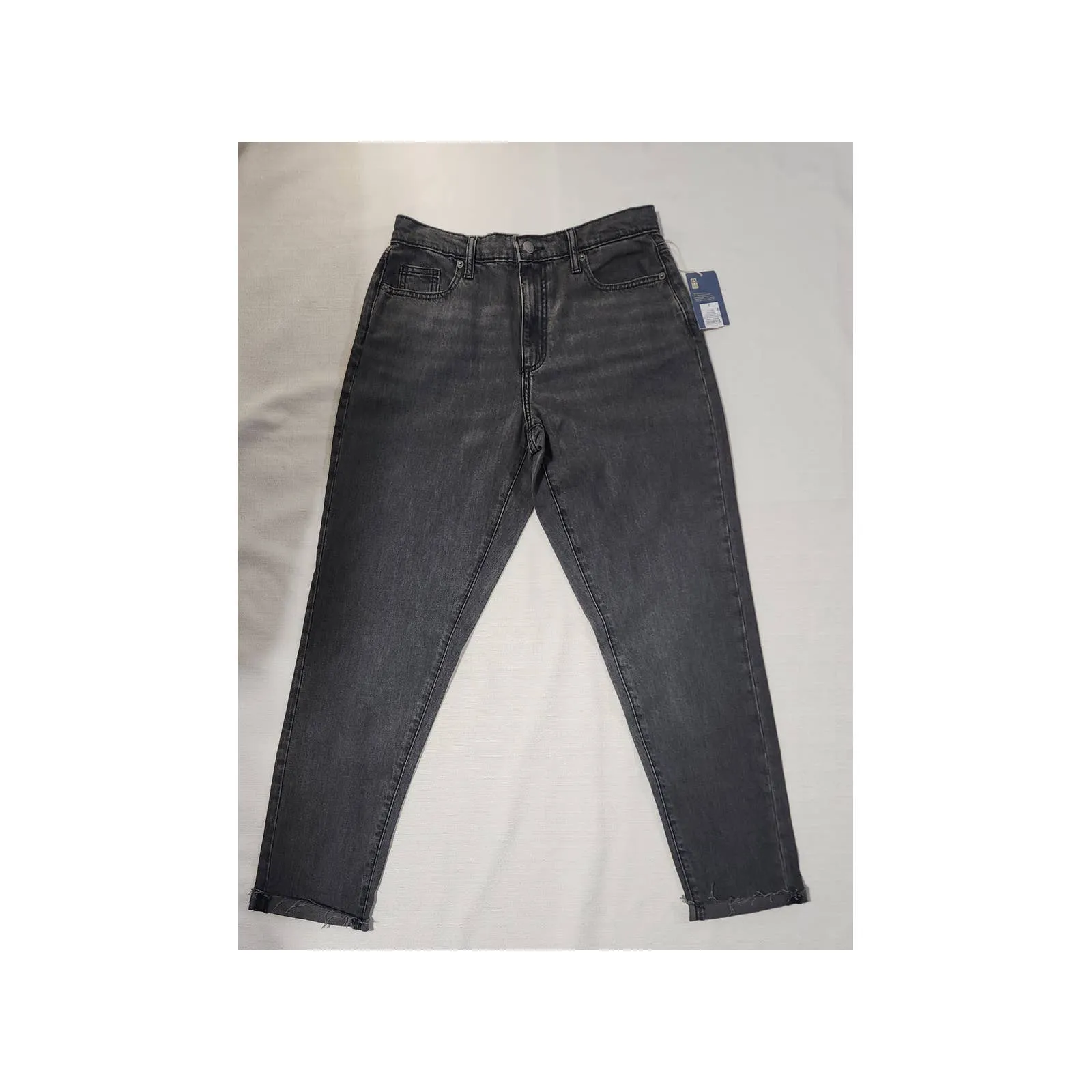 woman's boyfriend black jeans 26 waist universal thread - Image 8