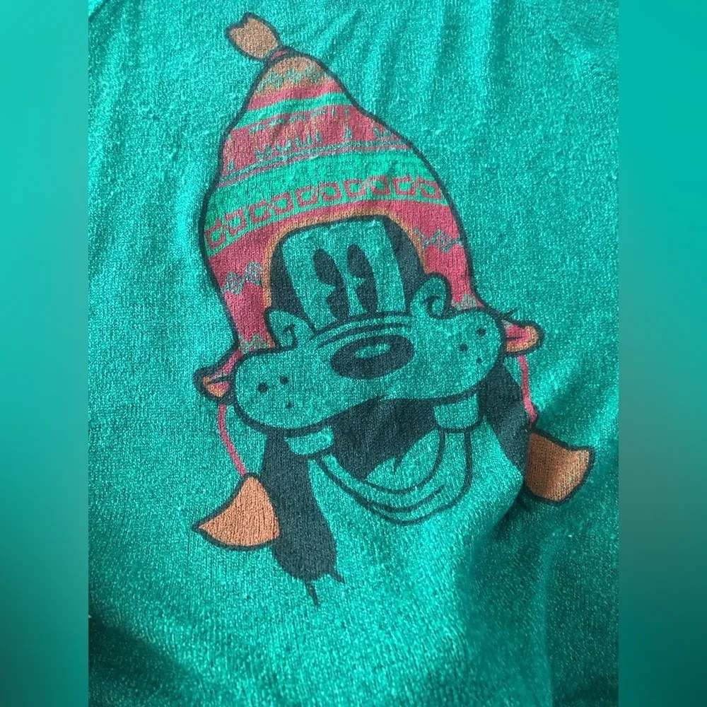 Disney Goofy Green sweater size S​ - Image 4