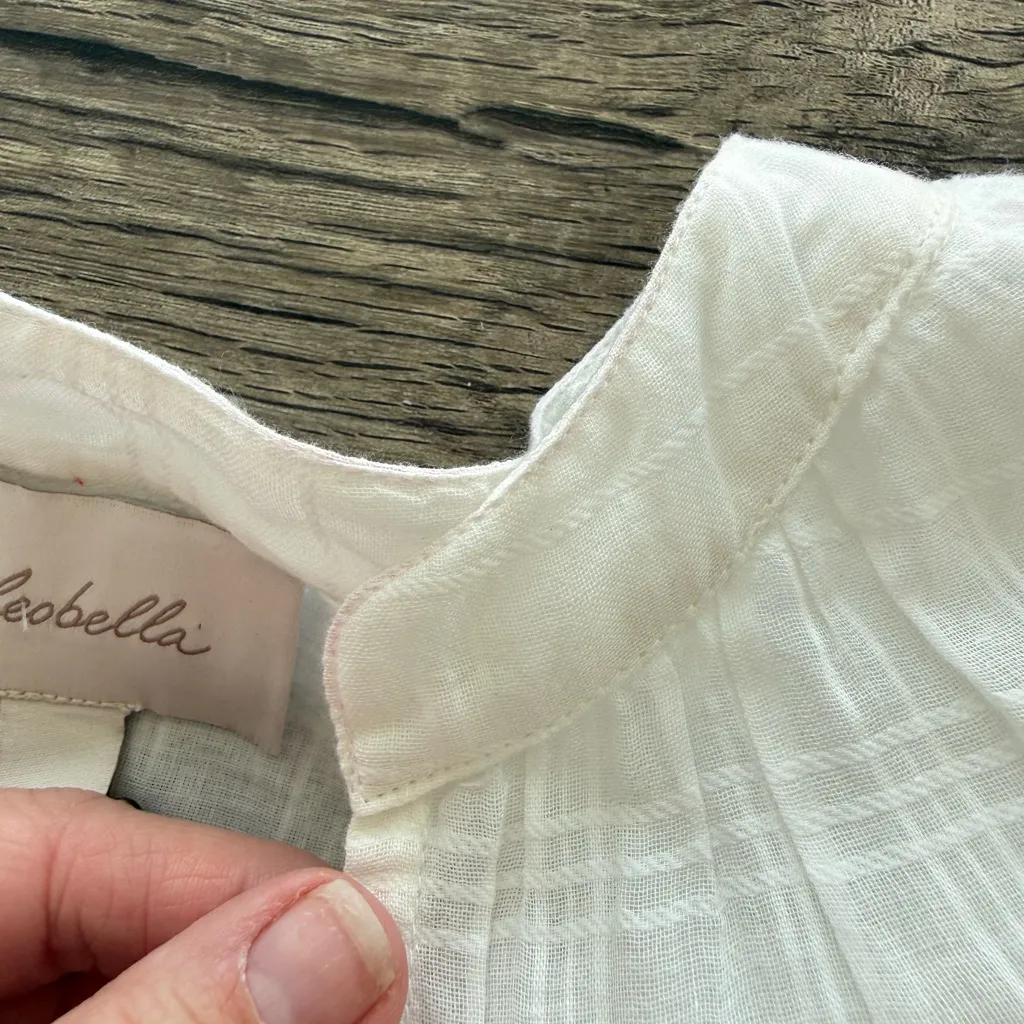 Cleobella Elliot Mini Dress Ivory medium NWT - Image 7