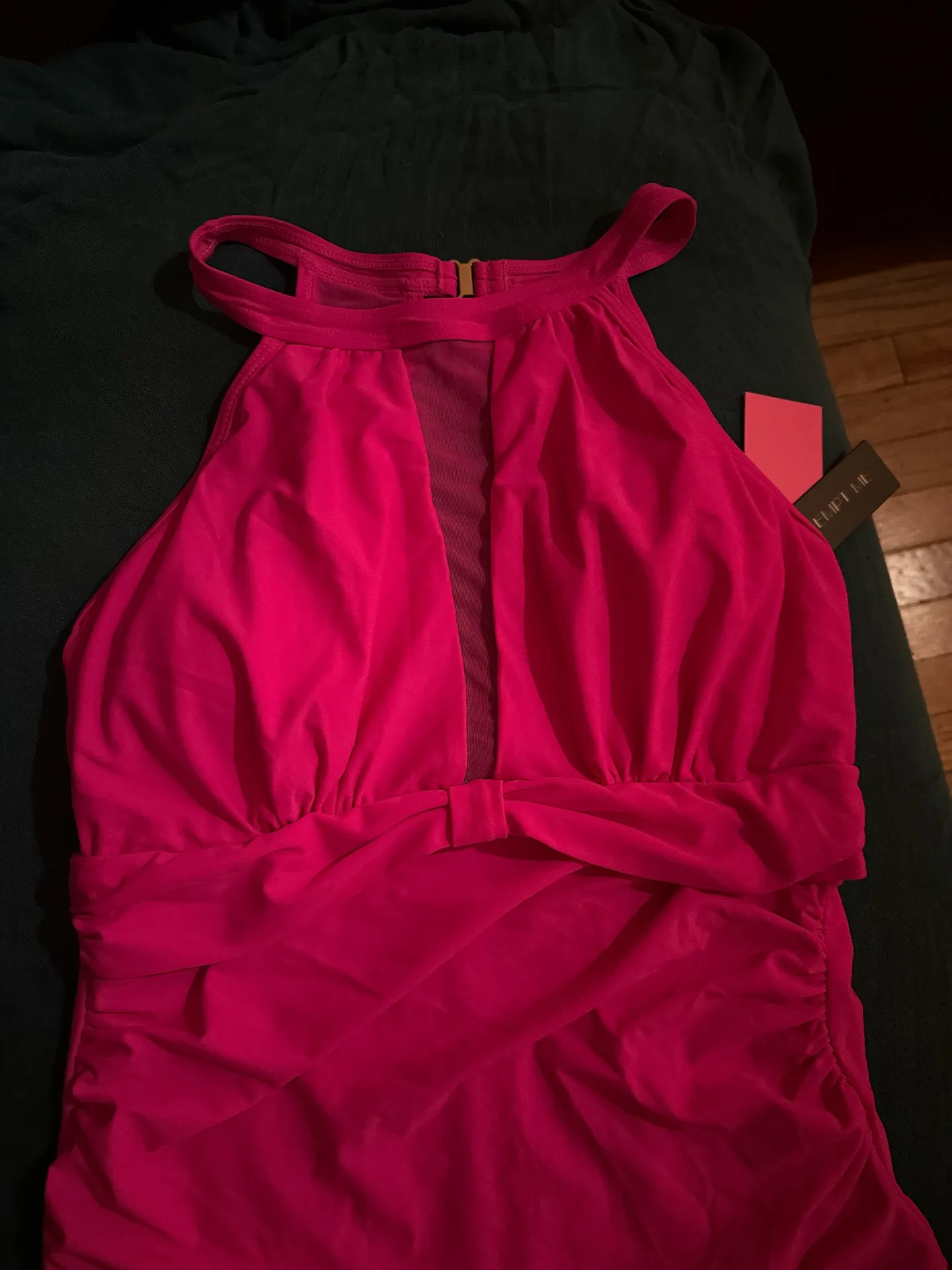 Women's One Piece High Neck Swimsuits Tummy Control Monokini.. - Image 6