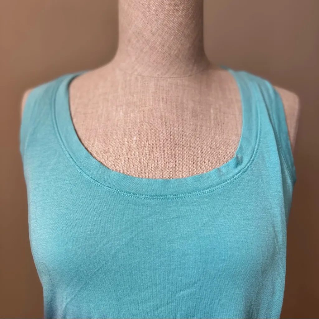 Calia Aqua Blue Ombre Sleeveless Tank Top M Activewear Running Gym Training EUC Size M - Image 9