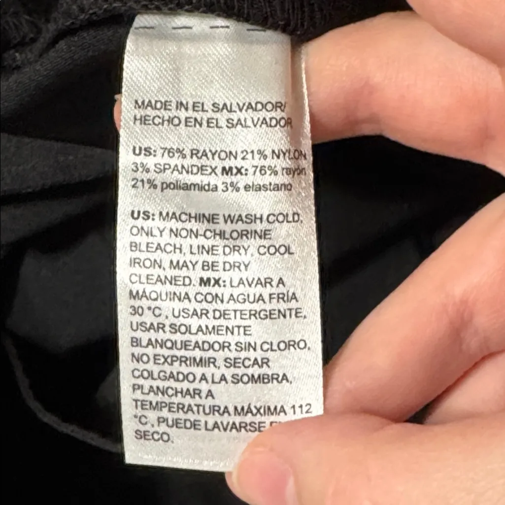 Chico's Classic Black Cropped Pants US size 8 - Image 10