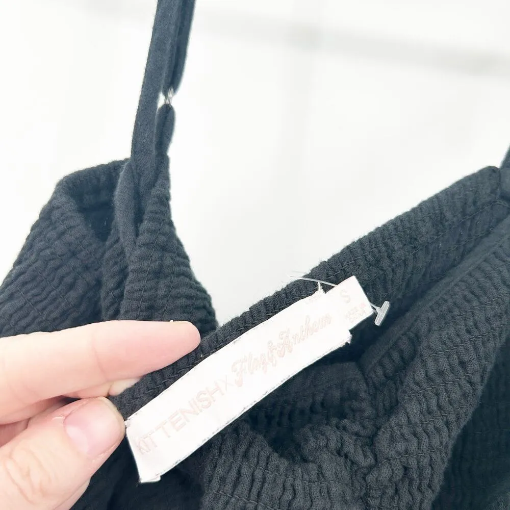 Kittenish X Flag & Anthem Women Boho Jenny Gauzy Cotton Wide Leg Jumpsuit Size S - Image 6