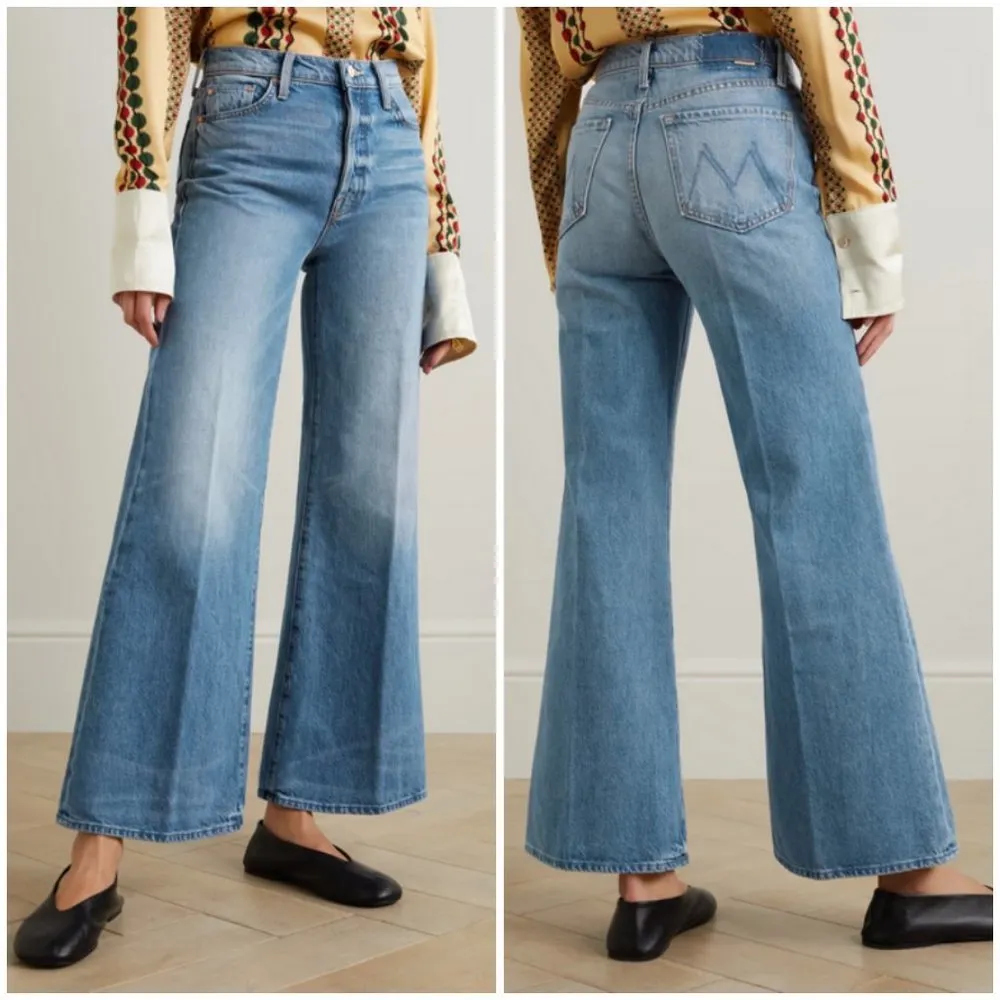 đź’•MOTHER SUPERIORđź’• The Tomcat Roller Jeans ~ Pretty Is As Pretty Does 30 NWOT - Image 8