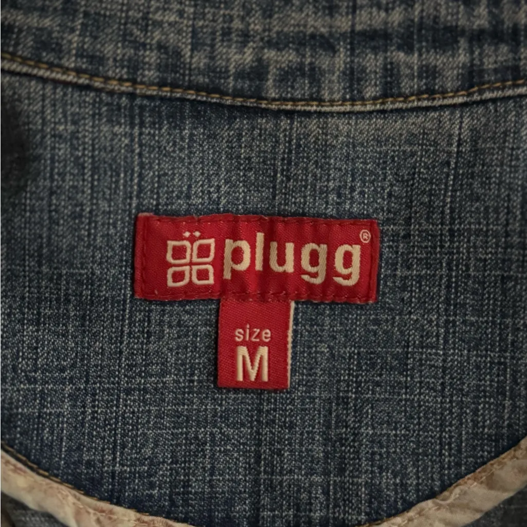 Women's Plugg Denim Blazer/Jacket Blue Size M - Image 5