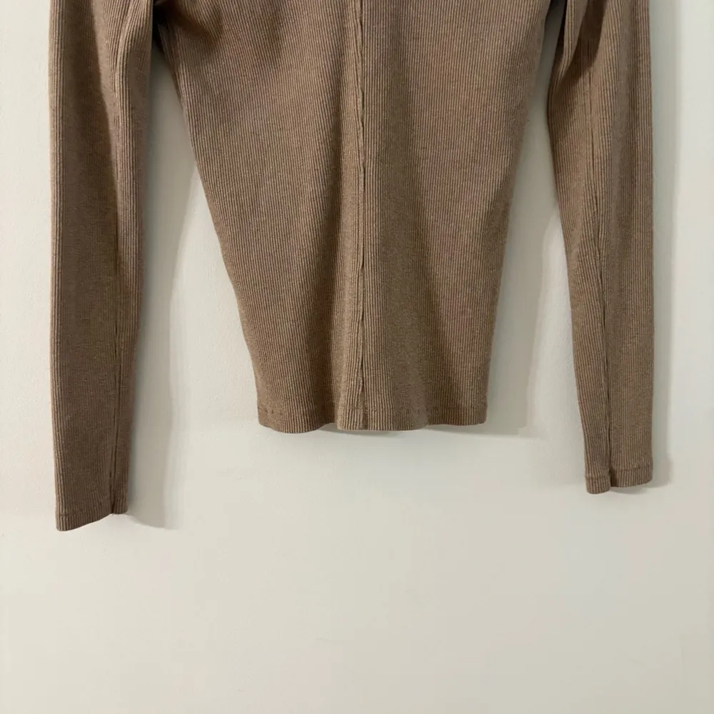 rag & bone Tan V-Neck Sweater Fine Knit - Image 10