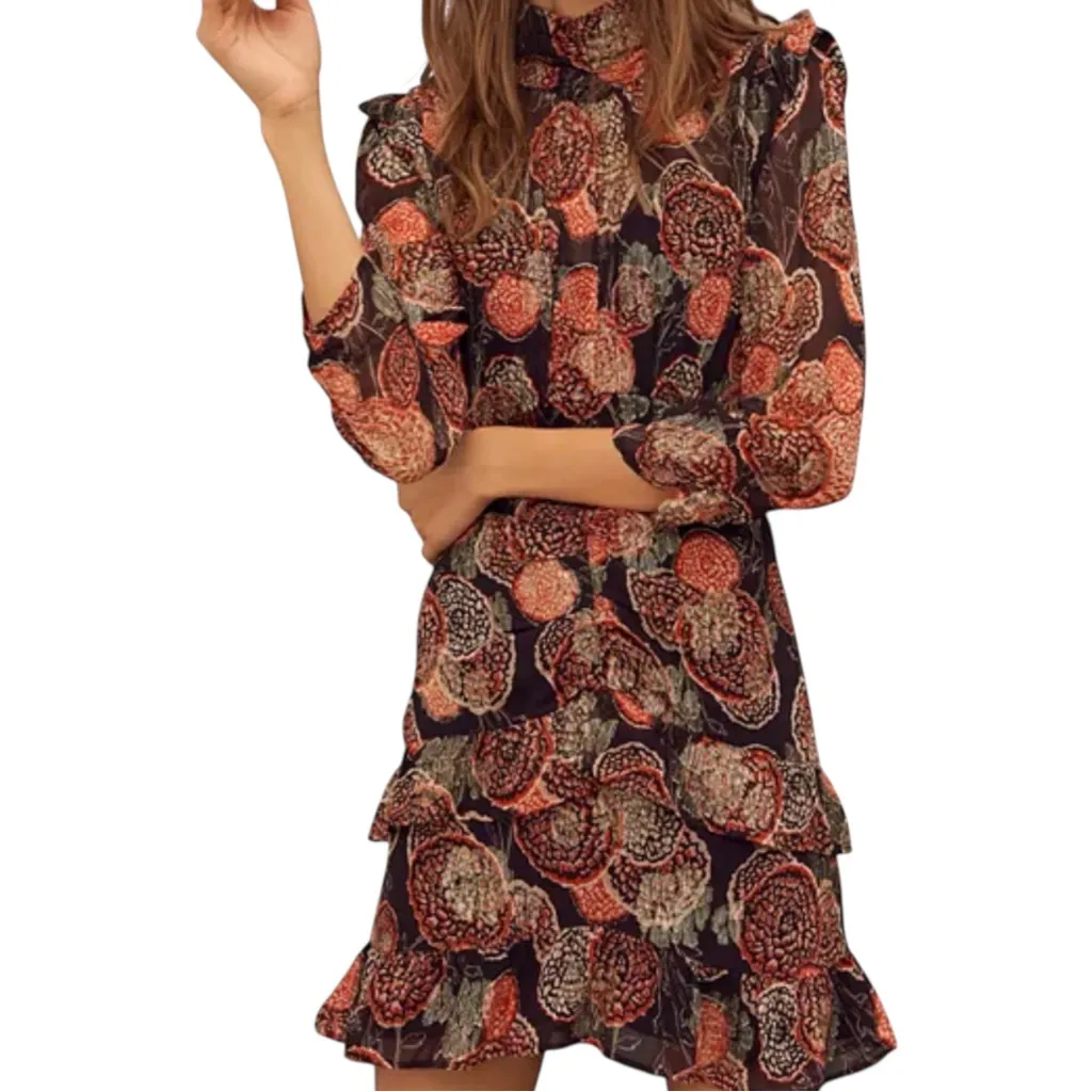 BA&SH Hydra Tiered Dress | Size 2 (M) - Image 2