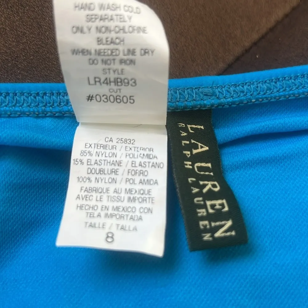 LAUREN RALPH LAUREN  2 piece swimsuit in blue - Image 7