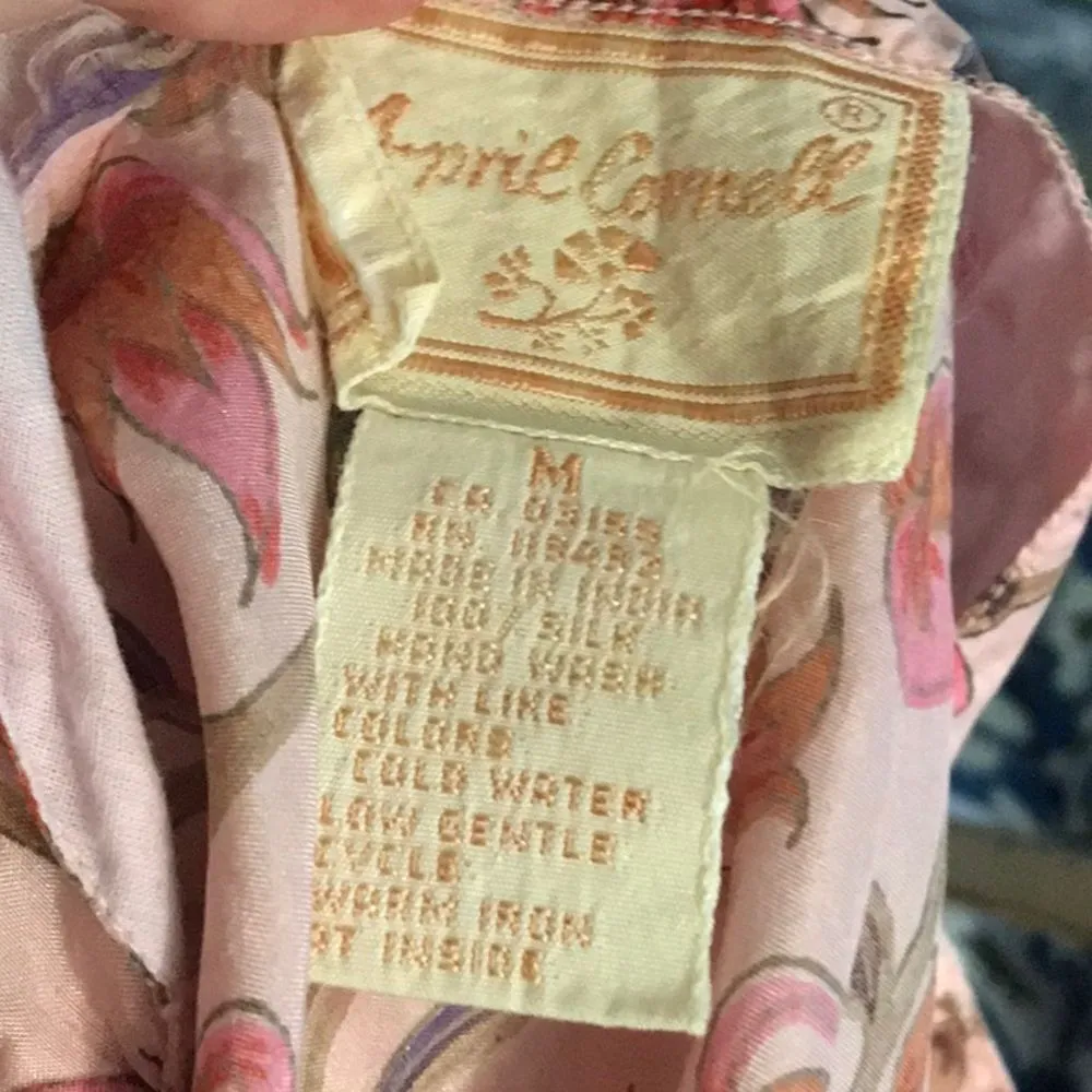 April Cornell 100% washable silk tunic Size M - Image 9