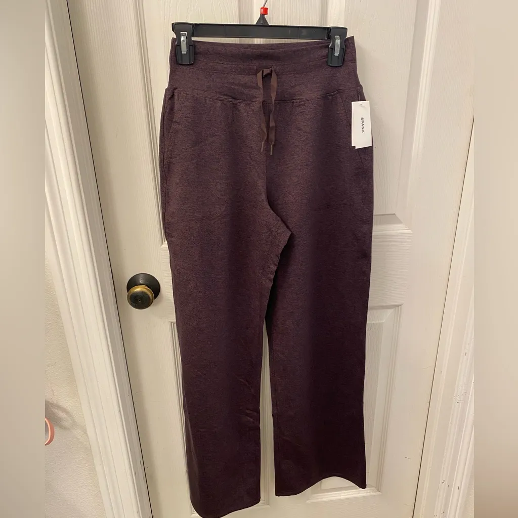 SPANX Women's Brown Wide Leg Pants size small - Image 5