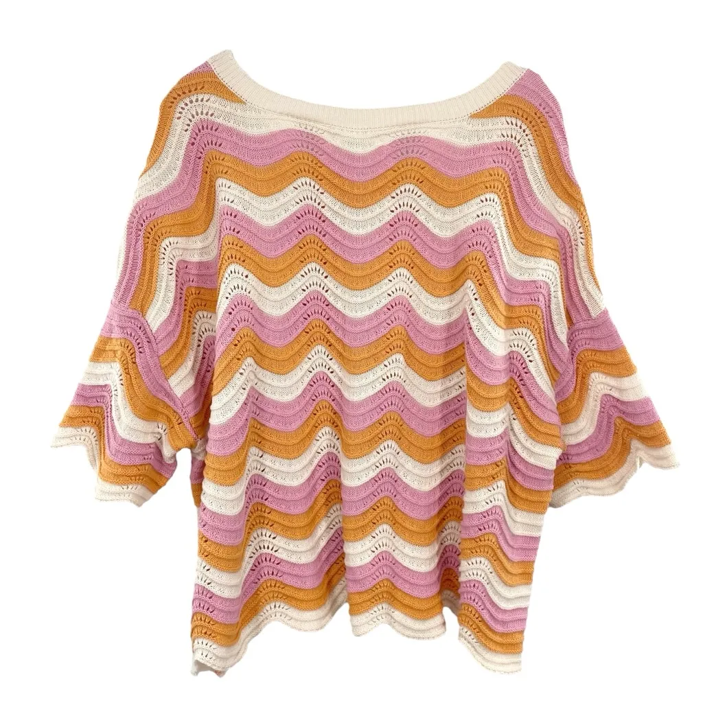 L*Space Make Waves Sweater in Catching Sun NWOT Size XL - Image 6